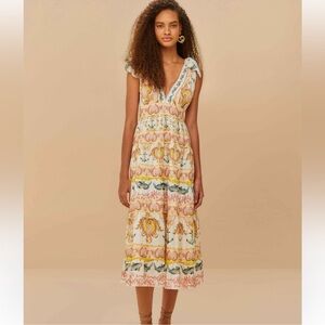 Farm Rio Off-White Maritime Magic Midi Dress
MARITIME MAGIC OFF-WHITE Size M